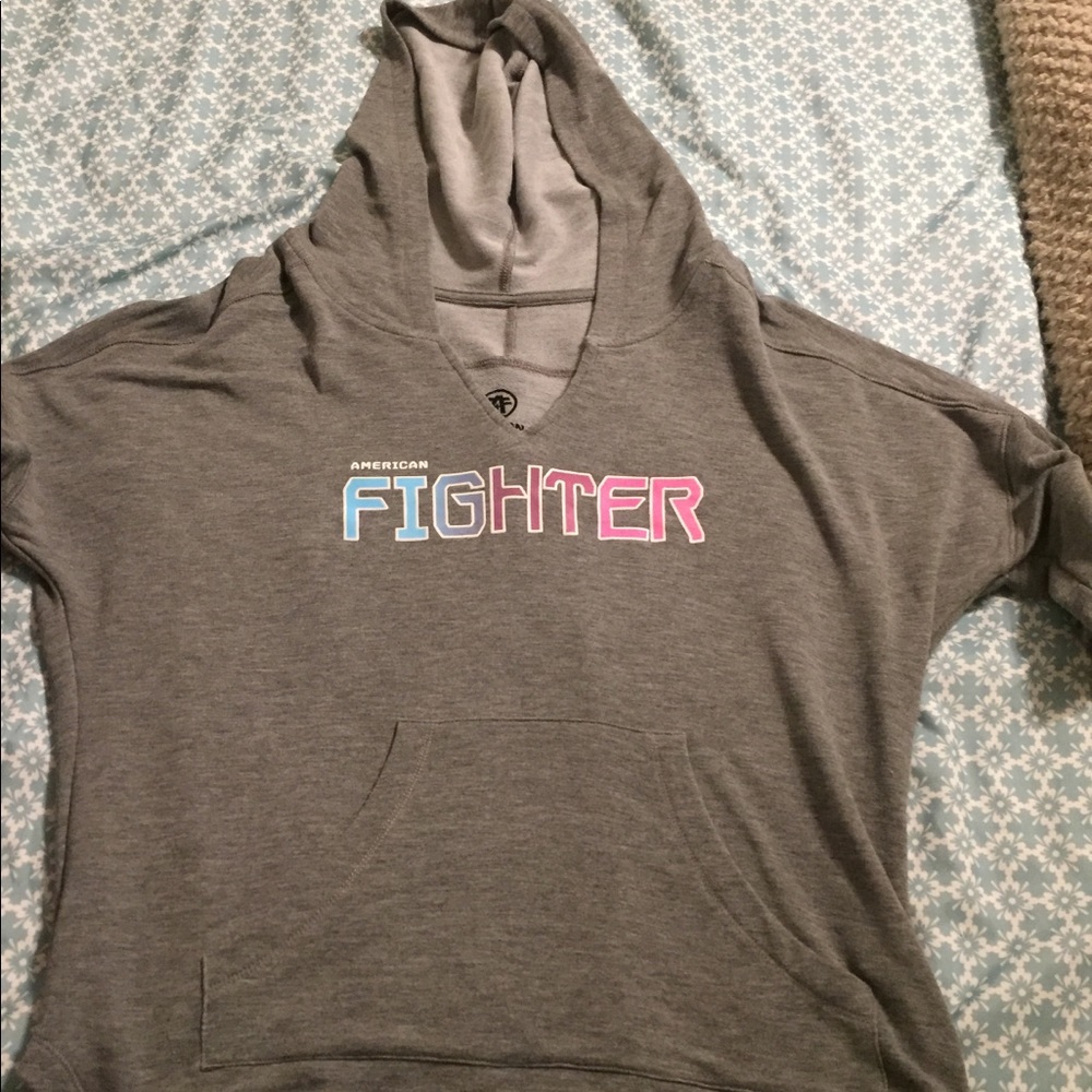 Women’s American fighter hoodie short sleeved